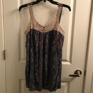 Sleeveless Printed Top